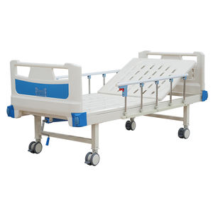 Прямая поставка с завода, однократная ручная Больничная койка с двухсторонним колесом, модель 4, Китай - Product Image 1