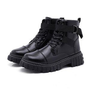 Botas de Trabajo con Cordones para Hombre, Color Negro, Tallas 39-44, Ligeras, Antideslizantes, para Verano, para Mujer - Product Image 5