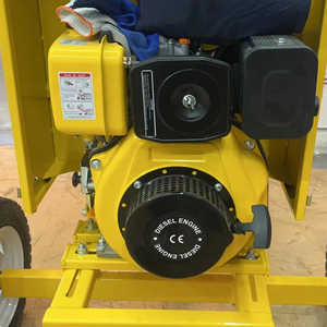 Bétonnière portable diesel <span class=keywords><strong>Pioneer</strong></span> CE 350L avec alimentation et décharge automatiques en eau, moteur 6HP, mini bétonnière - Product Image 4
