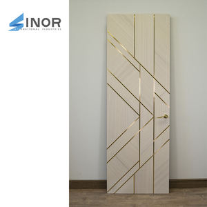 Stock Puerta Porta Minimalista De Madera Puerta Interior Moderno De Madera Hecho China - Product Image 5