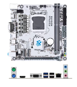 Nueva placa base blanca H310 ITX LGA <span class=keywords><strong>1151</strong></span> 6 7 8 9th Gen E3 V5 V6 blanco <span class=keywords><strong>1151</strong></span> placas base <span class=keywords><strong>DDR4</strong></span> HD-MI NVME WiFi Mini ITX - Product Image 3