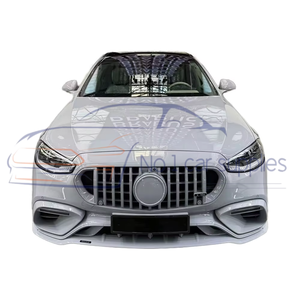 Para W223 S63 <span class=keywords><strong>E</strong></span> Performance Kit de carrocería de fibra de carbono <span class=keywords><strong>W</strong></span> <span class=keywords><strong>S</strong></span> BS Style Spoiler difusor de labio delantero - Product Image 1