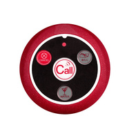 Système d'appel sans fil pour serveurs CTW09 : Pager montre + Boutons d'appel ronds CTT13 à 4 touches pour Restaurants, Bars et Salons de Chicha