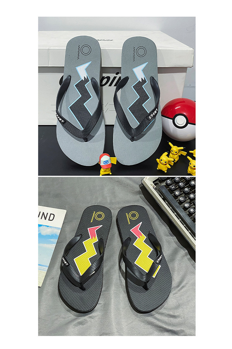Custom Rubber PE PVC Men's Flip-flops Anti-slip Anti-odor Casual Beach Sandals Filp Flops