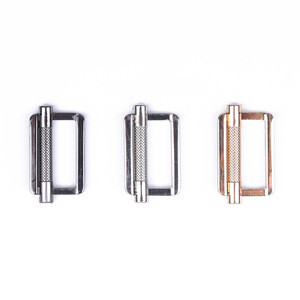<b>Adjustable</b> Metal D-Ring Buckle 25mm Alloy <b>Square</b> Shape Gold Silver Gun Black Color Belt Bag Hardware Accessory - Product Image 2