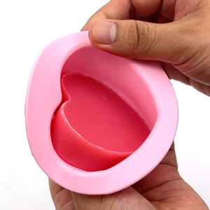 หม้อขี้ผึ้งซิลิโคนขนาดเล็ก200มล. ชามขี้ผึ้งซิลิโคนพับเก็บได้ทำความสะอาดง่าย - Product Image 4