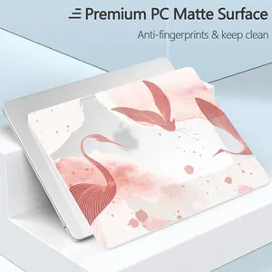 Lightweight Matte Clear Custom Printed Shell For Macbook 13.6 Air A2681 M2 2022 For Macbook Air Pro 13.3 14.2 15.3 16.2 Case