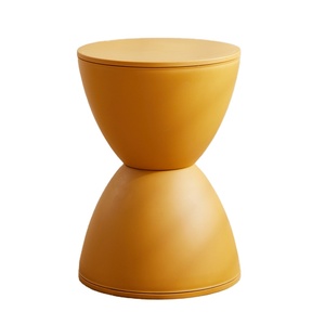 Table d'appoint ronde <span class=keywords><strong>convertible</strong></span> en plastique vert, style moderne et minimaliste, pour salon, fabriquée par Factory Bazhou Furniture - Product Image 1