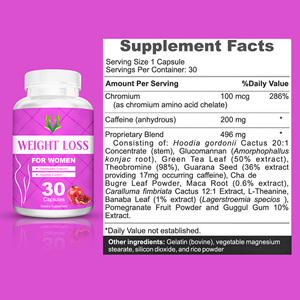 Hot Selling Weight Loss Capsules for Women Metabolism Support Appetite Control Thermogenic Energy Support Reduce Cravings - Product Image 2
