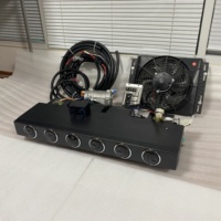 Aire acondicionado dividido 12V/24V Camión AC Unidad de refrigeración Fit Semi Bus RV Caravan