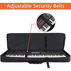 Étui de rangement pour piano robuste personnalisé BSCI, grand sac de transport souple, léger et imperméable pour clavier de piano électronique - Product Image 6