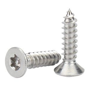 SS304 SS316 Torx самонарезающие винты с потайной головкой со штифтовой метрической системой измерения - Product Image 3
