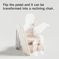 Tabouret pliant en plastique pour bébé et tout-petit, avec repose-pieds, réglable en hauteur, pour le lavage des mains et du visage dans la salle de bain