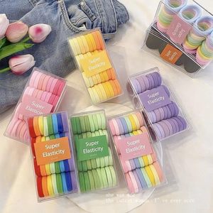 Paquete de 32 Coleteros para el Cabello de 4 cm, Sin Costuras, Gruesos, Elásticos, Accesorios para el Cabello de Niñas, Coletero para Cola de Caballo - Product Image 3