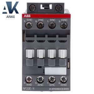 1SBH137001R1122 Contactor de la serie NF, contacto de 4 polos, 6 A, voltaje de contacto, contactores de CA de 690 V - Product Image 1