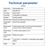 Dispositif auxiliaire Ditrontech pour petite pompe micro-peristaltique de haute précision, contrôle de la vitesse et de la direction du moteur pas à pas avec RS485