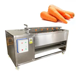 Apple Ginger Washer Root Cassava Potato Washing Machine 9 Brush Roller Fruits And Vegetables Washing Machine