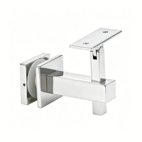 Support de main courante en acier inoxydable poli miroir pour clôture en verre Condibe