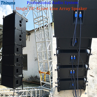 Thinuna L-110-DPA nouveau Design unique 10 "haut-parleurs actifs professionnels bidirectionnels pour l'extérieur spectacle scène mariage ligne Array haut-parleur