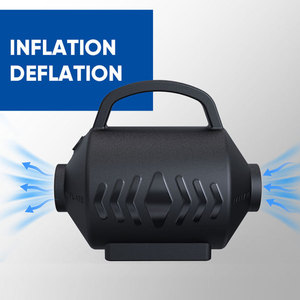 Bomba de aire eléctrica para acampar al aire libre Barco inflable y camas de aire con 3 boquillas para colchón - Product Image 2