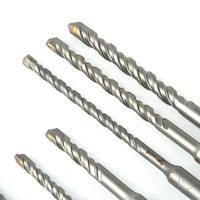 SALI Lot de 6 forets à percussion SDS 110mm/160mm, tige droite, en acier rapide, pour béton, garantie 3 ans