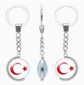 Porte-clés rotatif double face avec drapeau tchèque et <span class=keywords><strong>armoiries</strong></span> nationales, accessoire créatif - Product Image 5