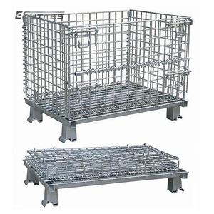 <span class=keywords><strong>Cage</strong></span> pliable en métal de porte à moitié ouverte de conception durable de grillage pour stocker des paquets - Product Image 2