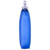 Bouteille d'eau pliable en TPU pour le sport, gourde souple