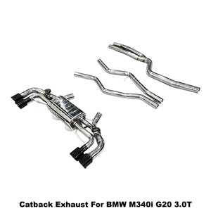ท่อไอเสียสแตนเลส Vortex Performance สำหรับ BMW M340i G20 3.0T ปี 2019-2025 พร้อมวาล์วอิเล็กทรอนิกส์ปรับแต่งเสียง - Product Image 6
