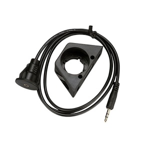 Câble d'extension stéréo 3,5 mm 3 cœurs 3P femelle vers mâle à montage sur panneau, connecteur <span class=keywords><strong>audio</strong></span> TRS AUX 3,5 mm à montage affleurant - Product Image 6