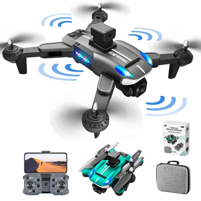 K8 Drone 4k hd Dual Camera Drones Four-axis Folding Aircraft Obstacle Avoidance Rc Helicopter Toys Gifts Dron 8k Pro