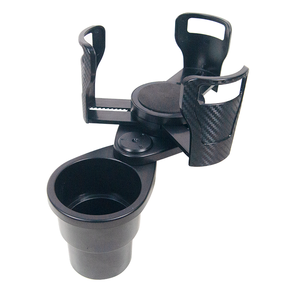 Adjustable ABS Car Cup Holder - Dual Beverage Holder for Drinks and Instant Noodles - Car Drink Organizer - Product Image 4