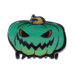 Pinzas para el pelo de calabaza malvada de Halloween, horripilantes pinzas para el pelo de calabaza Jack-O'-Lantern, pinzas para el pelo de calabaza con mueca para mujer - Product Image 6