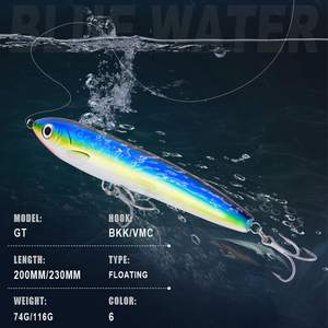 <span class=keywords><strong>Leurre</strong></span> dur GT, grande taille, <span class=keywords><strong>leurre</strong></span> à crayon pour la pêche, <span class=keywords><strong>surface</strong></span> offshore, eau salée, appât pour <span class=keywords><strong>brochet</strong></span>, <span class=keywords><strong>leurre</strong></span> dur pour la pêche - Product Image 2