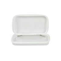 Étui rigide en PVC transparent résistant à l'eau avec fermeture éclair pour petits objets, organiseur de cosmétiques, sac de rangement, jouets, blocs de construction Lego, puzzles