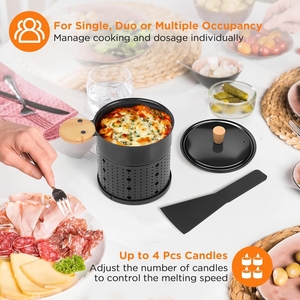 Juego de <span class=keywords><strong>Raclette</strong></span> Portátil Multifuncional Ecológico al por Mayor, Estilo Barbacoa Escocesa, Mini Sartén Antiadherente Diseñada para <span class=keywords><strong>Queso</strong></span> - Product Image 4