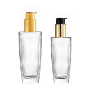 Tùy Chỉnh <span class=keywords><strong>50Ml</strong></span> 100Ml Tóc Dầu Bao Bì Rỗng Thủy Tinh Mỹ Phẩm Huyết Thanh Thiết Yếu Chai Với Bơm Kem (glc14) - Product Image 1