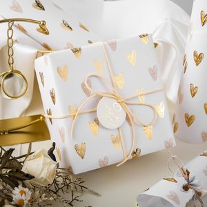 Valentine's Day <b>wrapping</b> <b>paper</b> Birthday <b>Wrapping</b> <b>Paper</b> Daily Gold Foil <b>Wrapping</b> <b>Paper</b> Golden Heart Copperplate <b>wrapping</b> <b>paper</b> - Product Image 2