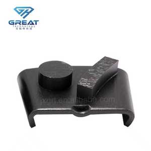 ダブルバーセグメントHTCダイヤモンド研削靴コンクリートグラインダースクエア研磨ブロックツール - Product Image 2