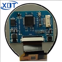 Módulo de Pantalla LCD TFT HDI a MIPI de 2.1 Pulgadas, 480x480, Táctil Capacitivo Redondo, Retroiluminación LED, Brillo de 350, Compatible con Raspberry Pi