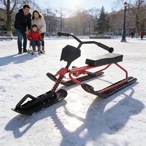 Scooter <span class=keywords><strong>des</strong></span> <span class=keywords><strong>neiges</strong></span> écologique personnalisable, luge, glissière à neige pour enfants, parc de neige d'hiver en plein air, <span class=keywords><strong>glisse</strong></span> interactive amusante - Product Image 2