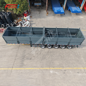 Feichi 5-Axis Lateral <strong>Lilting</strong> Grain Semi-Trailer Russian Special Trailer <strong>Can</strong> Be Customized - Product Image 2