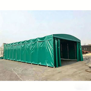 Tente d'entrepôt 4 saisons Push Pull - Auvent rétractable pliable en PVC, protection contre toutes les intempéries, abri extérieur mobile - Product Image 3