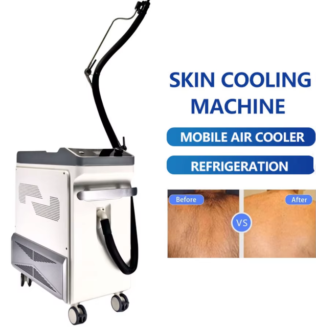 Luminous Beauty Mobile Professional Skin Cooling Machine Non-invasive Diode Laser Treatment Home Pain Relief Model