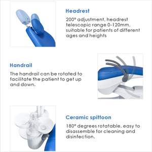 <strong>Dental</strong> <strong>Unit</strong> China Low Price Dentistry Department Equipment Medical Treatment Electric <strong>Dental</strong> <strong>Chair</strong> for Sale - Product Image 5