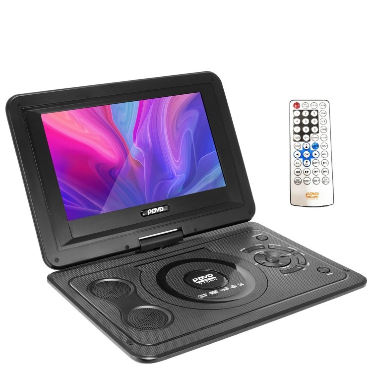 Küresel sürüm 13.9 inç taşınabilir dijital DVD EVD oyuncu RecordersTV / FM/USB/oyun fonksiyonu LCD ekran ile standı