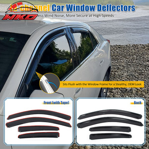 Déflecteurs de vitres latérales pour Chevrolet Malibu et Malibu Limited 2013-2015 – Protection des portières de voiture - Product Image 2