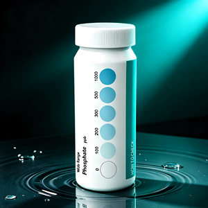 50 bandelettes de test de <span class=keywords><strong>phosphate</strong></span> 0-1000 ppb, kit de test rapide et précis de la qualité de l'eau pour aquarium, bassin et eau potable - Product Image 2
