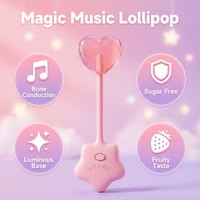 Fabrieksdirect suikervrije muziekhartjeslollipop harde snoepjes fruit smaak eetbaar kindersnack cadeau voor Kerstmis verjaardag