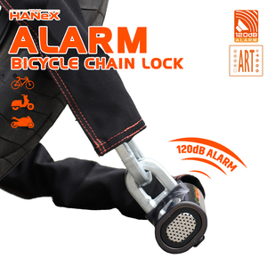 Vente en gros directe usine : <span class=keywords><strong>Antivol</strong></span> chaîne 120 dB pour vélo, <span class=keywords><strong>moto</strong></span> et vélo électrique <span class=keywords><strong>avec</strong></span> clés - Product Image 5